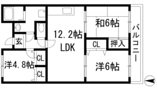 アルカディアヒルズの物件間取画像